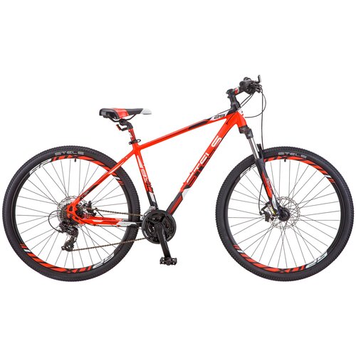 Горный (MTB) велосипед STELS Navigator 930 MD 29 V010 (2019) неоновый-красный/черный 16.5