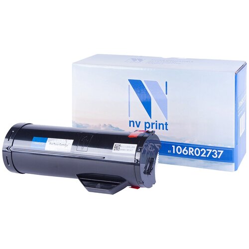 Картридж NV Print 106R02737 для Xerox, 6100 стр, черный картридж ds phaser 3655x увеличенный ресурс