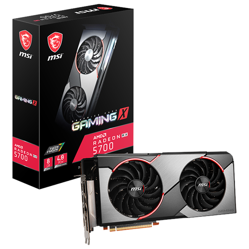 фото Видеокарта MSI Radeon RX 5700 1610MHz PCI-E 4.0 8192Mb 14000MHz 256 bit 3xDisplay HDMI HDCP GAMING X Retail