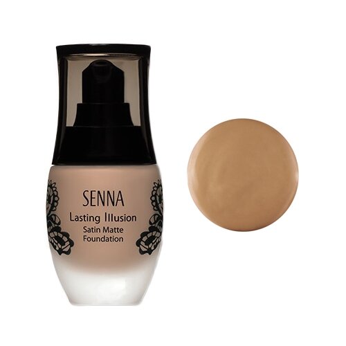 SENNA Тональное средство Lasting Illusion Satin Matte Foundation 32 мл оттенок sand 4000₽