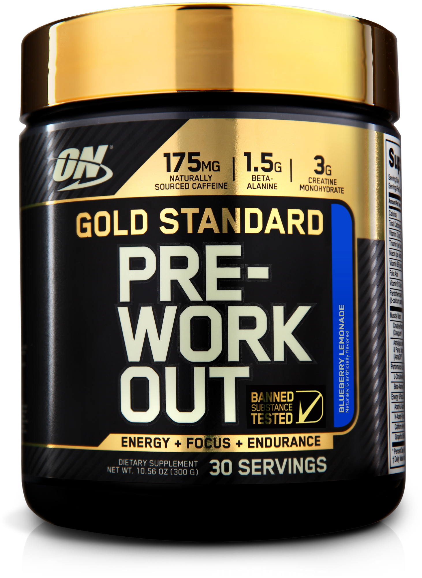 OPTIMUM NUTRITION Gold Standard Pre-Workout 30 порц (Blueberry lemonade)