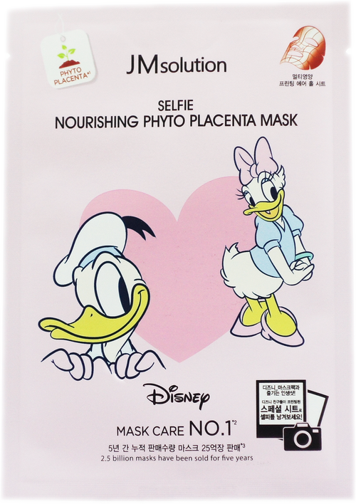 JMsolution Маска тканевая питательная с экстрактом фитоплаценты / Disney collection selfie nourishing phytoplacenta mask, 1 шт.*30 мл