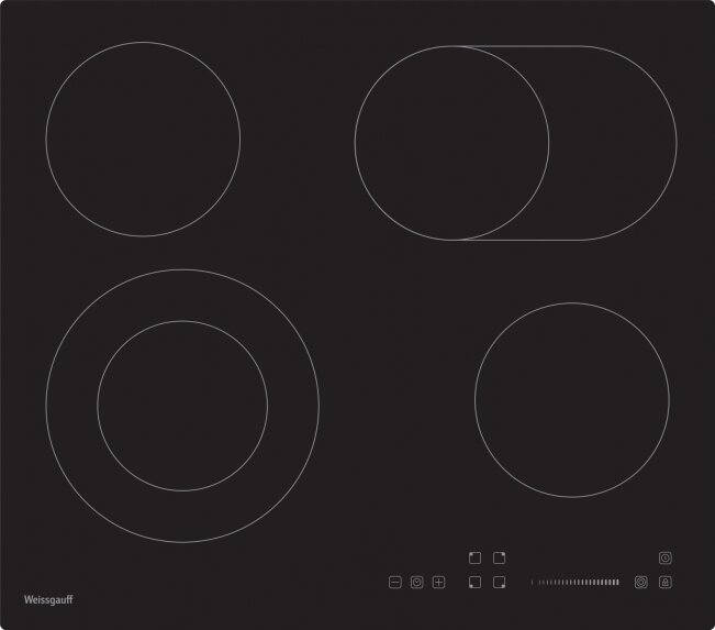 Электрическая варочная панель уценённая Weissgauff HV 642 BM (40319)
