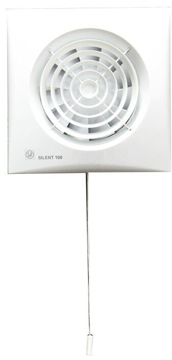 Вентилятор накладной Soler   Palau Silent 100 CMZ  шнурок вкл выкл 