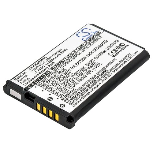 фото Аккумулятор для lg t500 (lgip-531a) (800 mah) (cameron sino) (cs-lku250sl)