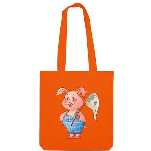 фото Сумка шоппер us basic, оранжевый