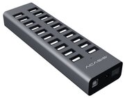 Хаб Acasis USB 2.0 HUB Multifunction Advended 12V 7.5A H037 (20 портов), серый