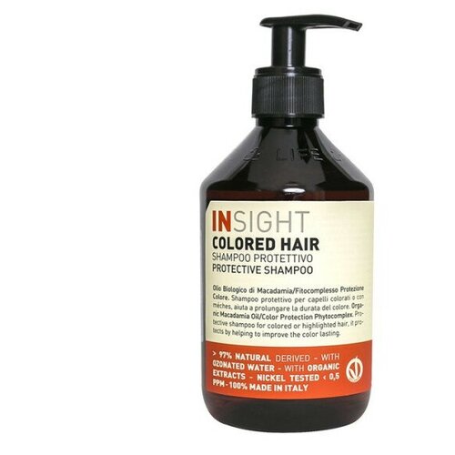 insight шампунь colored hair protective защитный для окрашенных волос 900 мл INSIGHT / Защитный шампунь для окрашенных волос Insight Colored Hair, 400 мл