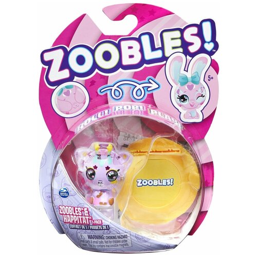 Набор игровой ZOOBLES Зверек Оленёнок трансформирующийся 6061364/20134967 zoobles игровой набор секретная вечеринка трансформирующийся зверек 6064336 20137489