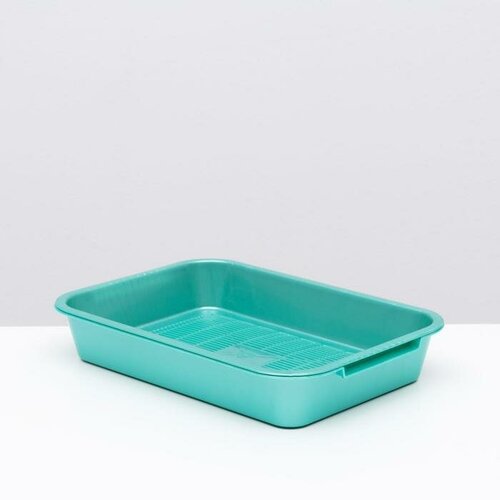 Туалет перламутровый средний с сеткой 36 х 26 х 65 см светло-зеленый 643₽