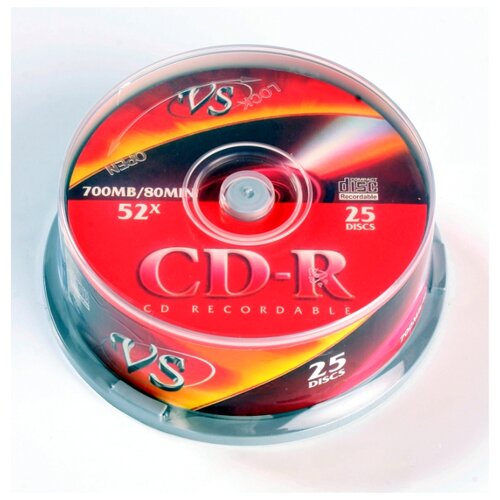 фото Диск vs cd-r 80 52x cb/25