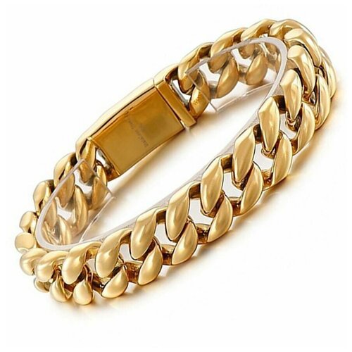 фото Браслет-цепочка, 1 шт., размер 21 см, золотой нет бренда