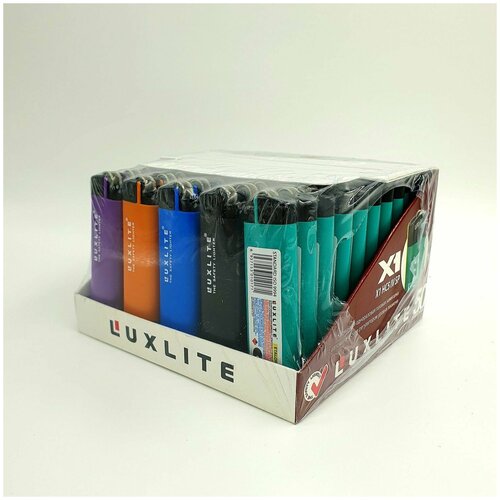 Зажигалка Luxlite X1 HC5 механическая, 50 шт.