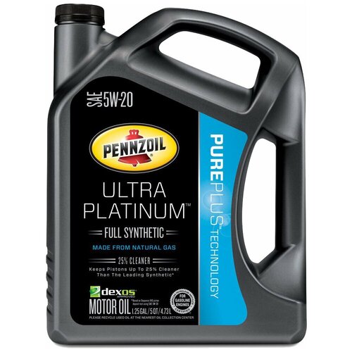 фото Синтетическое моторное масло pennzoil ultra platinum sae 5w-20 4.73 л
