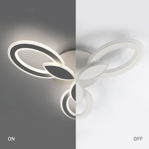 Люстра светодиодная AURORA DOUBLE 60W 3F-APP-575x80-WHITEWHITE-220-IP20 с ПДУ 3195₽