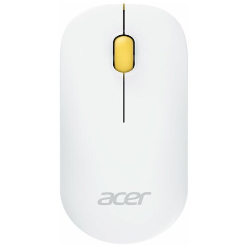 Мышь Acer OMR200, оптическая, беспроводная, USB, желтый [zl. mceee.020] беспроводная