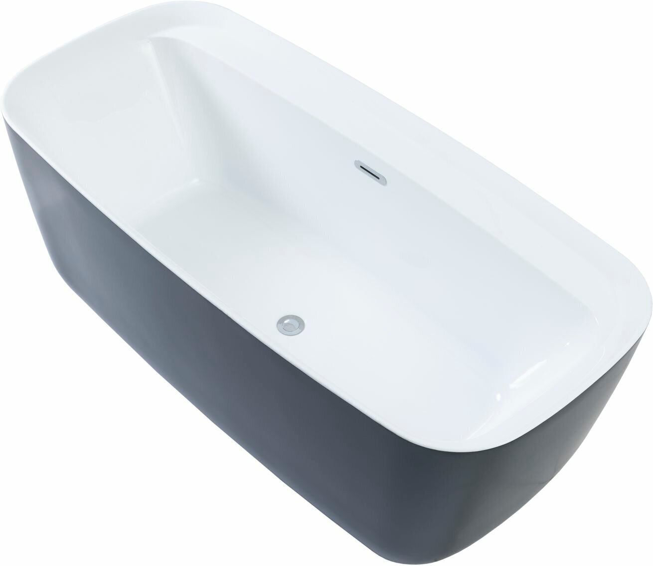 Акриловая ванна Aquanet Family Fine 170x78 95778 Gloss Finish (панель Black matte) - фото №9