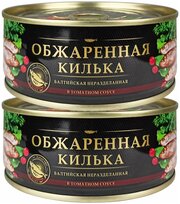 Консервы рыбные "За Родину" - Килька балтийская обжаренная в томатном соусе, 240 г - 2 шт