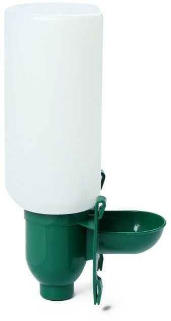 Поилка чашечная для домашней птицы, навесная, 2 л, пластик, микс - фотография № 2
