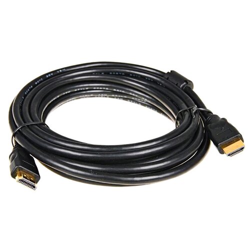 Кабель 5bites HDMI-HDMI (APC-014), 5 м, 1 шт., черный кабель 5bites apc 133 050 vga m vga m сигнальный ферритовые кольца 5 метров