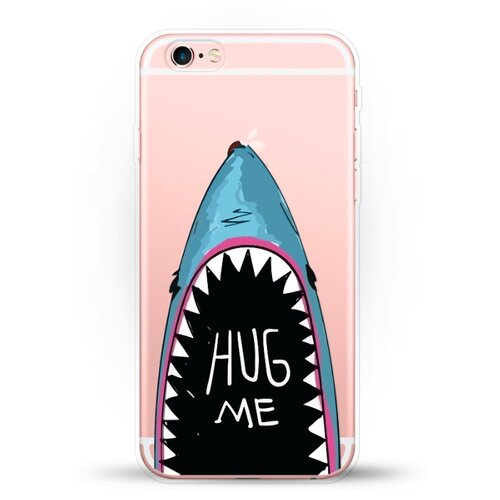 фото Силиконовый чехол акула на apple iphone 6/6s andy & paul