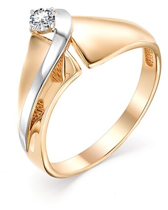 Master Brilliant Золотое кольцо из желтого золота с бриллиантом 1-106-842