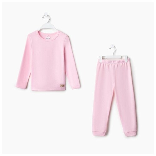 фото Пижама minaku, размер пижама детская minaku, цвет розовый, рост 98-104 см, розовый