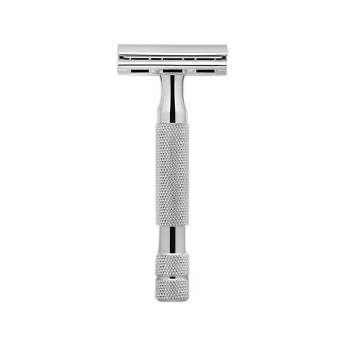 Т-образная бритва Rockwell Razors 6C, white chrome, сменные лезвия 5 шт. т образная бритва rockwell 6c белый хром