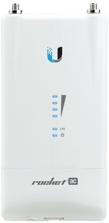 Точка доступа Wi-Fi Ubiquiti Rocket 5AC Lite [R5AC-Lite-EU] Ubiquiti 5 ГГц, 802.11ac, 27 дБм, MIMO 2х2, AirMax