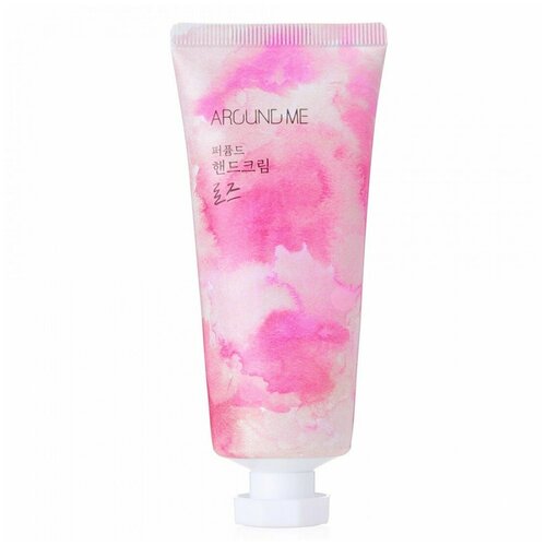 Крем для рук с экстрактом розы Welcos Around Me Perfumed Hand Cream Rose, 60 мл