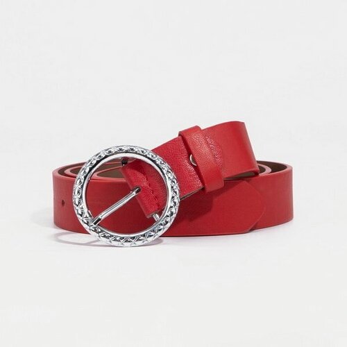 фото Ремень сима-ленд, размер 105, красный сима-лэнд