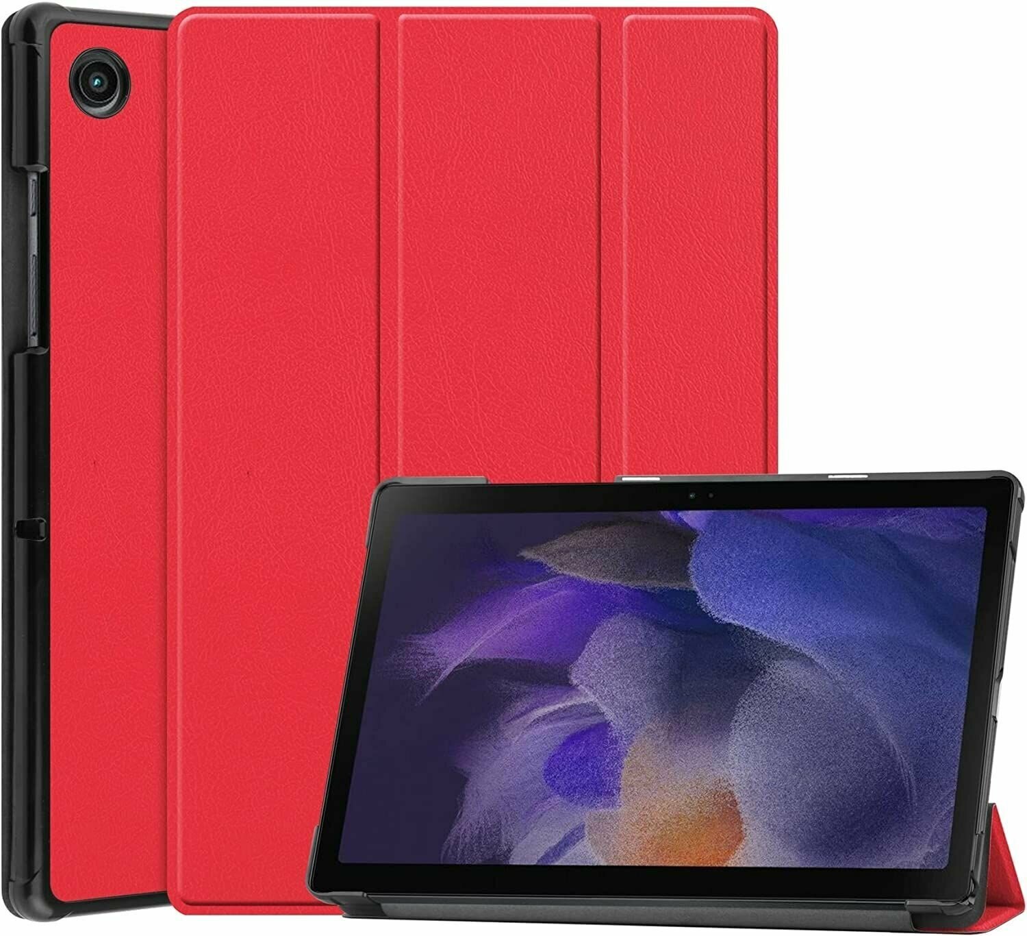 Умный чехол для Samsung Galaxy Tab A8 2021, SM-X205/SM-X200 10.5, красный