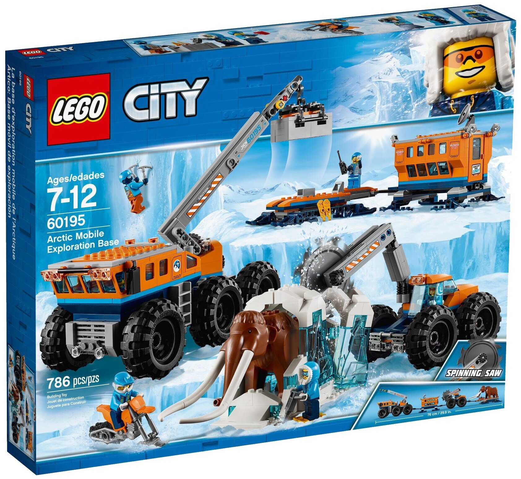 LEGO City 60195 Передвижная арктическая база, 786 дет.