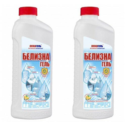 Белизна Отбеливатель с ароматом лимона, 2 шт по 1 л