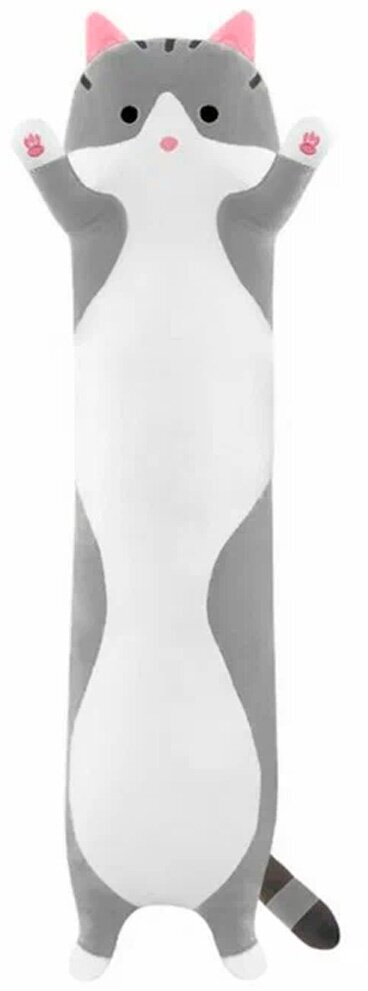 Мягкая игрушка «Кот Батон», цвет серый, 110 см