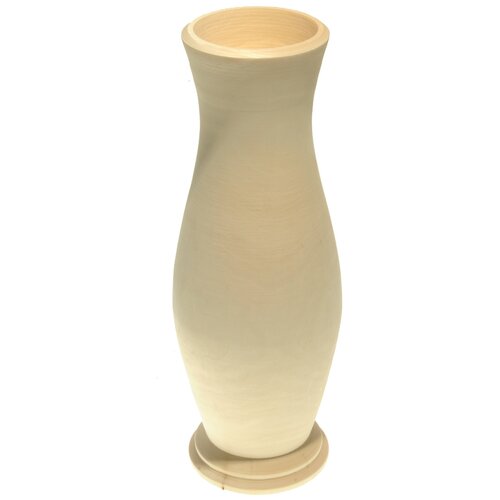 Ваза деревянная из липы, модель №10, высота 210 см, диаметр 8 см