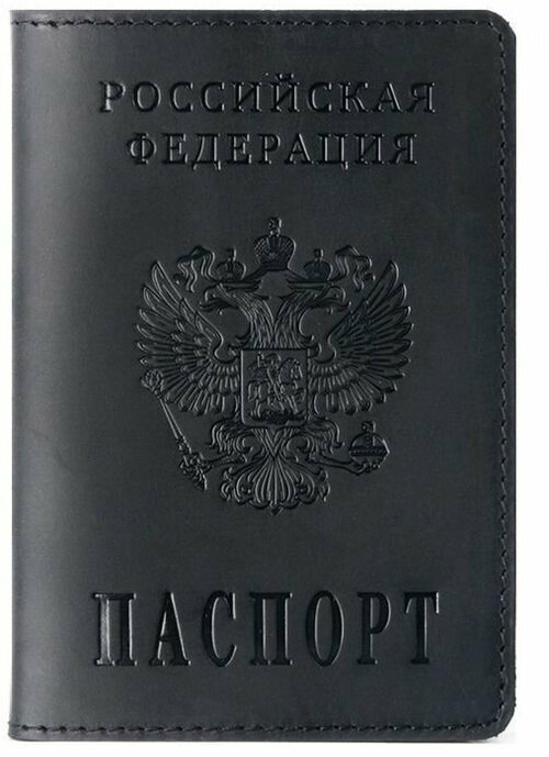 Обложка для паспорта КожаноFF обложка на паспорт 23141179, черный