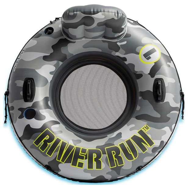 Шезлонг плавающий Intex CAMO RIVER RUN I, артикул 56835