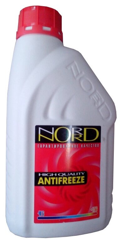 Антифриз Nord High Quality Antifreeze готовый -40C красный 1 л