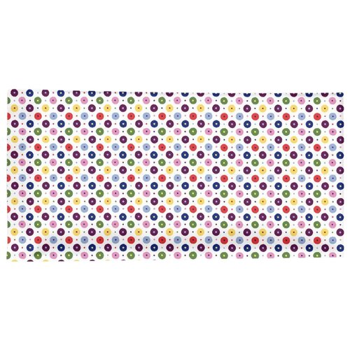 фото Простыня сказка конфетти перкаль на резинке 140х200 см белый/синий/красный