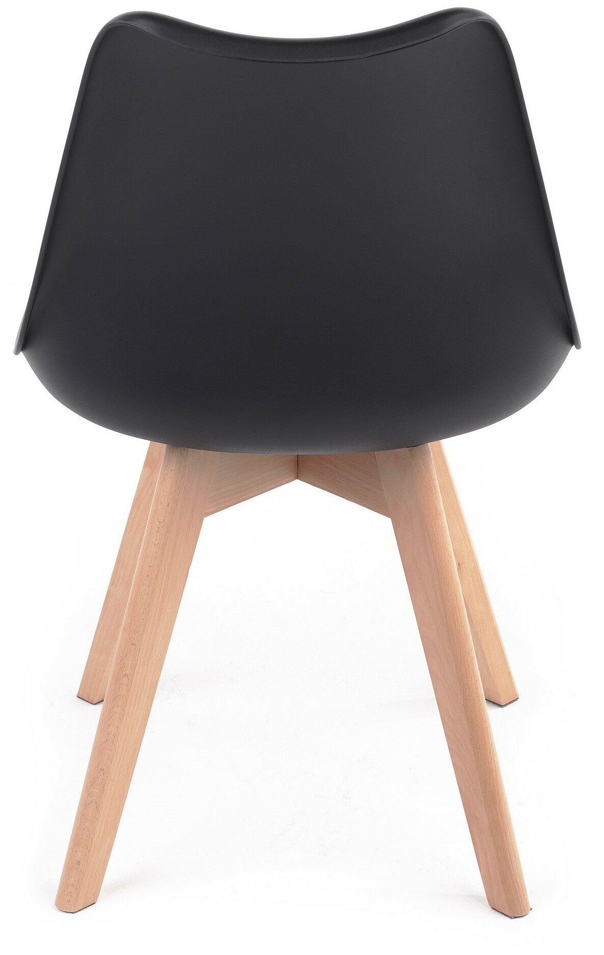 Комплект кухонных стульев для дома с мягким сиденьем CH 21, 4 шт, черный - фотография № 6
