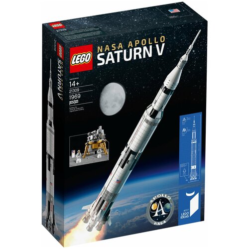 LEGO Ideas 21309 Сатурн-5, 1969 дет. lightailing led light up kit for 21309 ideas apollo saturn v building building block light set