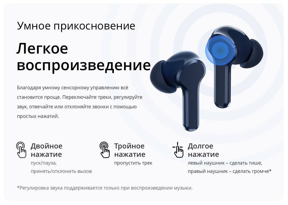 Беспроводные наушники realme Buds T100