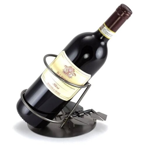 Оригинальная металлическая подставка - держатель для бутылки Козел