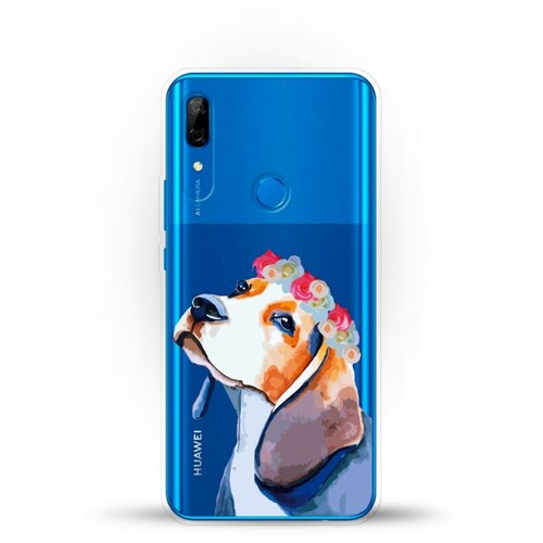 фото Силиконовый чехол бигль на huawei p smart z andy & paul