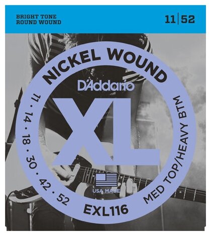 Комплект струн для электрогитары D'Addario EXL116