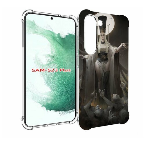 Чехол MyPads Erfiorr — Fantasy Art Dimension для Samsung Galaxy S23 Plus + задняя-панель-накладка-бампер