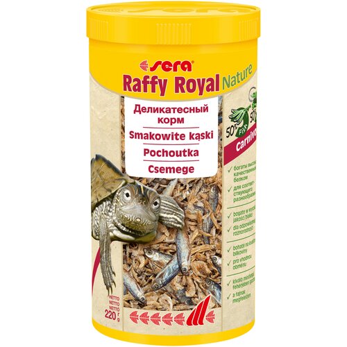 корм sera raffy royal для рептилий 1 л 220 г Сухой корм для рыб, рептилий Sera Raffy Royal Nature, 1 л, 220 г