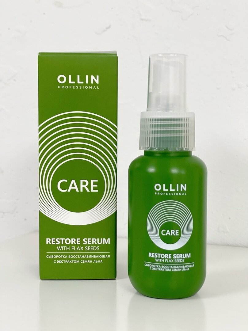 Ollin Professional Восстанавливающая Сыворотка с экстрактом семян льна 150 мл (Ollin Professional, ) - фото №2