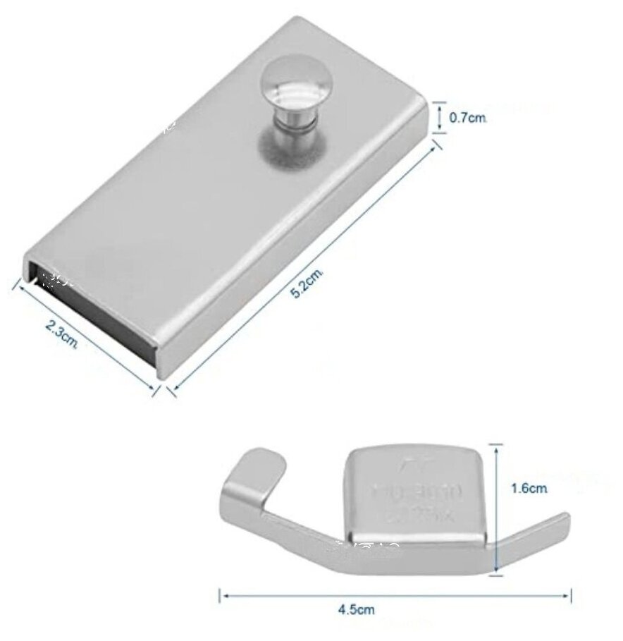 Набор магнитов №1 для швейной машины, комплект из 2-х магнитов: большой и малый - фотография № 2